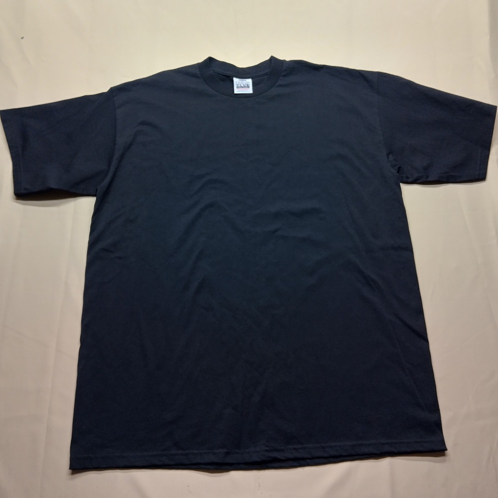 Pro Club Heavy Weight T Shirt Mens 2XL Tall Black Short Sleeve Cotton Crew Neck